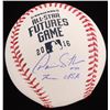 Image 1 : Dominic Smith Signed 2016 All-Star Futures Game OML Baseball Inscribed "Team USA" (JSA COA)