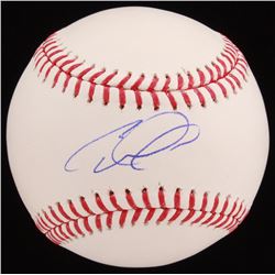 Carlos Correa Signed OML Baseball (JSA COA)