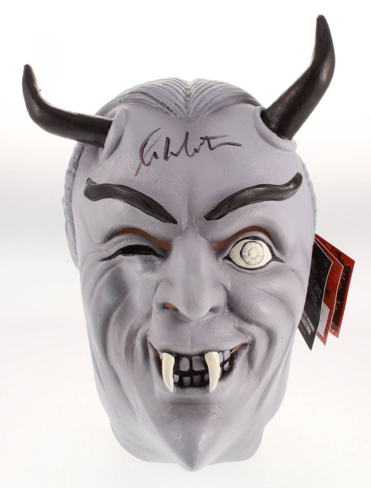 William Shatner Signed The Twilight Zone Mystic Seer Mask Schwartz Coa