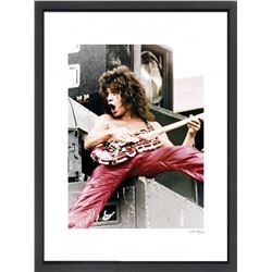 "Eddie Van Halen" 24x30 Custom Framed Globe Hollywood Photo