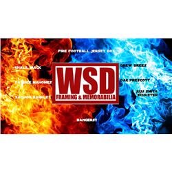 WSD "Fire Football" Mystery Jersey Box - Autographed Football Jersey Series