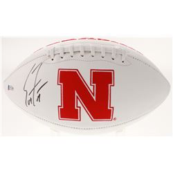 Scott Frost Signed Nebraska Cornhuskers Logo Football (Beckett COA)