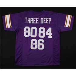 Cris Carter  Jake Reed Signed Jersey (JSA COA)