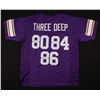Image 1 : Cris Carter  Jake Reed Signed Jersey (JSA COA)
