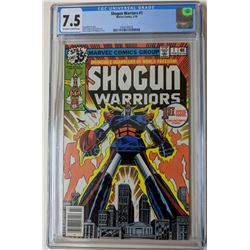 1979 "Shogun Warriors" Issue #1 Marvel Comic Book (CGC 7.5)