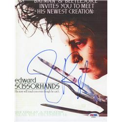 Tim Burton Signed "Edward Scissorhands" 8x10 Photo (PSA COA)