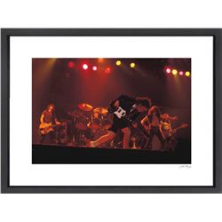 Malcolm Young "AC/DC" 16x20 Custom Framed Globe Hollywood Photo