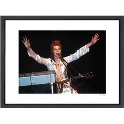 "David Bowie" 24x30 Custom Framed Globe Hollywood Photo