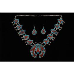 Platero Set Necklace and Earrings Set Feature