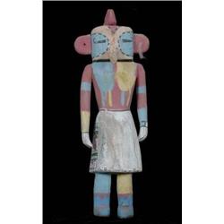 Old Kachina Carved and Painted Cottonwood Roo
