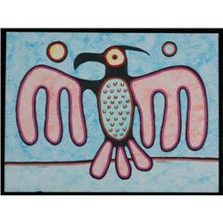 Donald Peters Original Painting "Thunderbird"