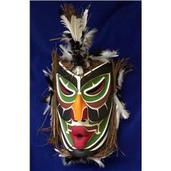 Stump Mask Carved by Rupert Scow and Painted