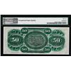 Image 2 : 1872 $50 State of South Carolina Obsolete Note PMG Gem Uncirculated 66EPQ Low Serial