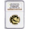 Image 1 : 1987 Canada $100 Proof Winter Olympics Commemorative Gold Coin NGC PF69 Ultra Cameo