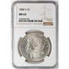 Image 1 : 1880-S $1 Morgan Silver Dollar Coin NGC MS63