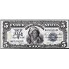 Image 1 : 1899 $5 Indian Chief Silver Certificate Note