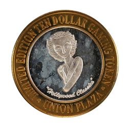 .999 Silver Plaza Hotel & Casino Nevada $10 Gaming Token Limited Edition