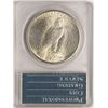 Image 2 : 1926 $1 Peace Silver Dollar Coin PCGS MS64 Old Green Rattler Holder