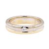 Image 2 : 18KT Yellow and White Gold 0.10 ctw Diamond Ring