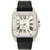 Image 1 : Cartier Mens Santos 100 Stainless Steel 41x51mm Silver Roman Dial Watch
