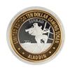Image 2 : .999 Silver Aladdin Resort Casino Las Vegas, NV $10 Casino Limited Edition Gaming Token
