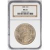 Image 1 : 1898 $1 Morgan Silver Dollar Coin NGC MS63