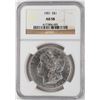 Image 1 : 1901 $1 Morgan Silver Dollar Coin NGC AU58