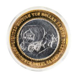 .999 Silver Sundowner Hotel Casino Reno, NV $10 Casino Limited Edition Gaming Token