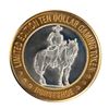 Image 1 : .999 Fine Silver Horseshoe Casino Las Vegas, NV $10 Limited Edition Gaming Token