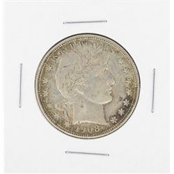 1908-D Barber Half Dollar Coin