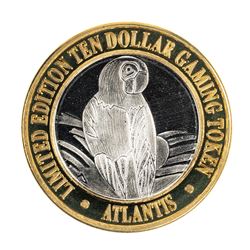 .999 Fine Silver Atlantis Casino & Resort Reno, NV $10 Limited Edition Gaming Token