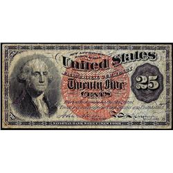 March 3, 1863 Twenty-Five Cents 4th Issue Fractional Currency Note