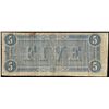 Image 2 : 1864 $5 Confederate States of America Note