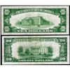 Image 2 : Set of 1929 $10/$20 NB of Pittsburgh, PA CH# 685 National Currency Notes