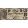 Image 1 : 1839 $10 Mineral Point Bank Wisconsin Obsolete Note