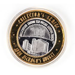 .999 Silver John Ascuagas Nugget Sparks, NV $10 Casino Gaming Token Limited Edition