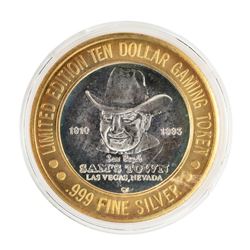 .999 Silver Sam's Town Las Vegas, NV $10 Casino Limited Edition Gaming Token
