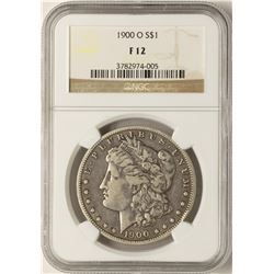 1900-O $1 Morgan Silver Dollar Coin NGC F12
