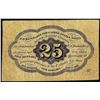 Image 2 : July 17, 1862 First Issue Twenty-Five Cent Fractional Currency Note