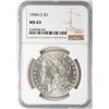Image 1 : 1904-O $1 Morgan Silver Dollar Coin NGC MS63