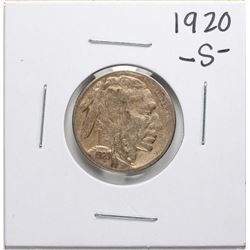 1920-S Buffalo Nickel Coin