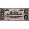 Image 1 : 1864 $20 Confederate States of America Note