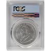 Image 2 : 2018 South Africa Krugerrand Silver Coin PCGS MS69 First Issue