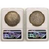 Image 2 : Lot of (2) 1898 Mexico Pesos Silver Coins NGC Graded AU Details