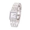Image 2 : Gerard Petit Ladies 14KT White Gold 1.90 ctw Diamond Wristwatch