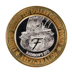 .999 Silver Fitzgerald's Casino & Hotel Las Vegas, NV $20 Limited Edition Gaming Token