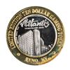 Image 1 : .999 Fine Silver Atlantis Casino & Resort Reno, NV $10 Limited Edition Gaming Token