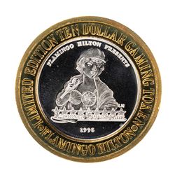 .999 Fine Silver Flamingo Reno, Nevada $10 Limited Edition Gaming Token