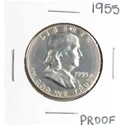 1955 Proof Franklin Half Dollar Coin