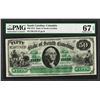 Image 1 : 1872 $50 State of South Carolina Revenue Bond Obsolete Note PMG Superb Gem Unc. 67EPQ